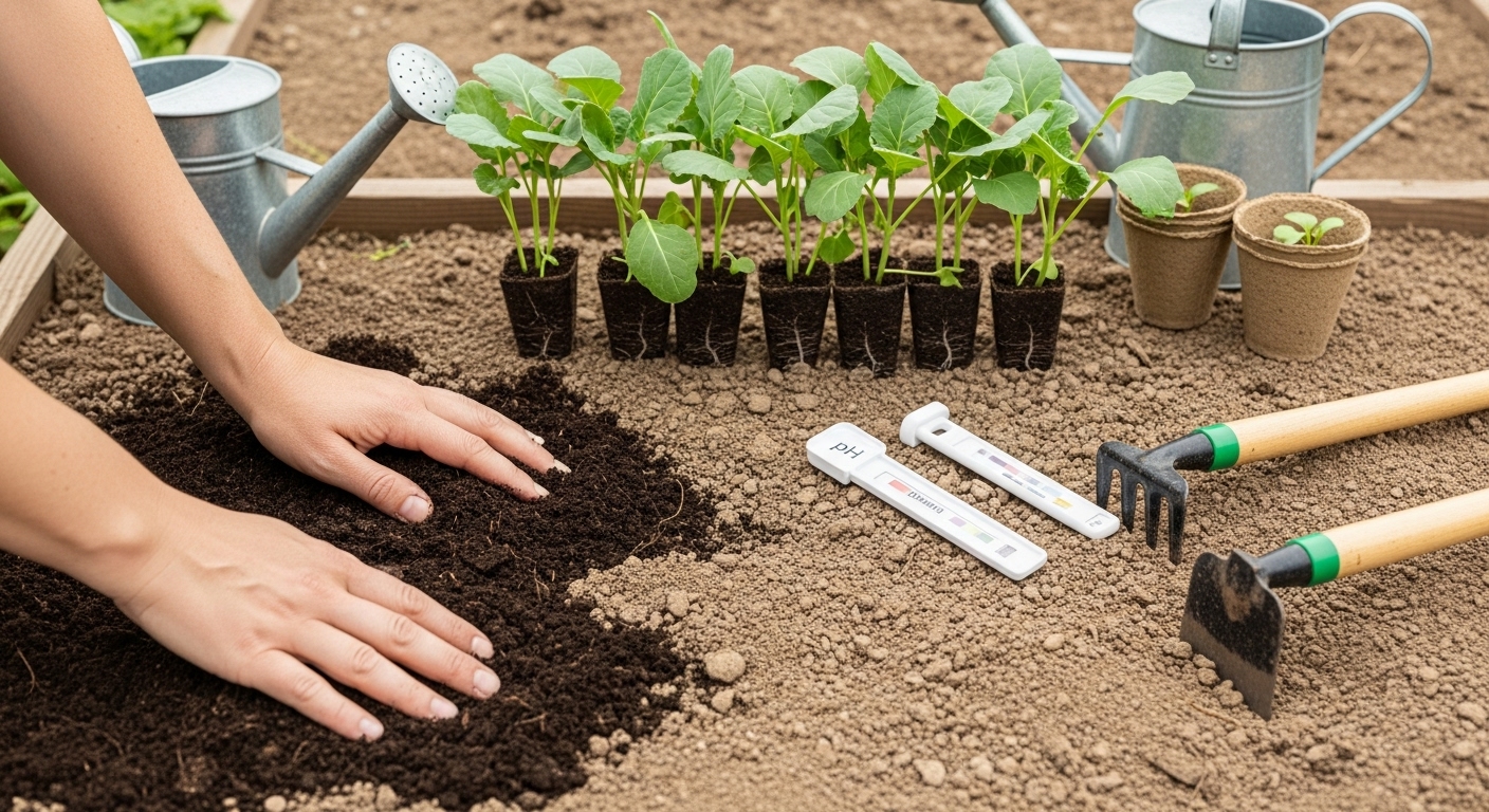 Preparing and Planting Broccoli