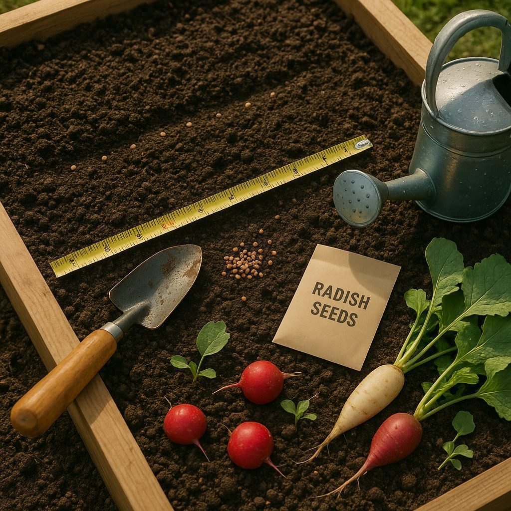 Preparing and Planting Radishes