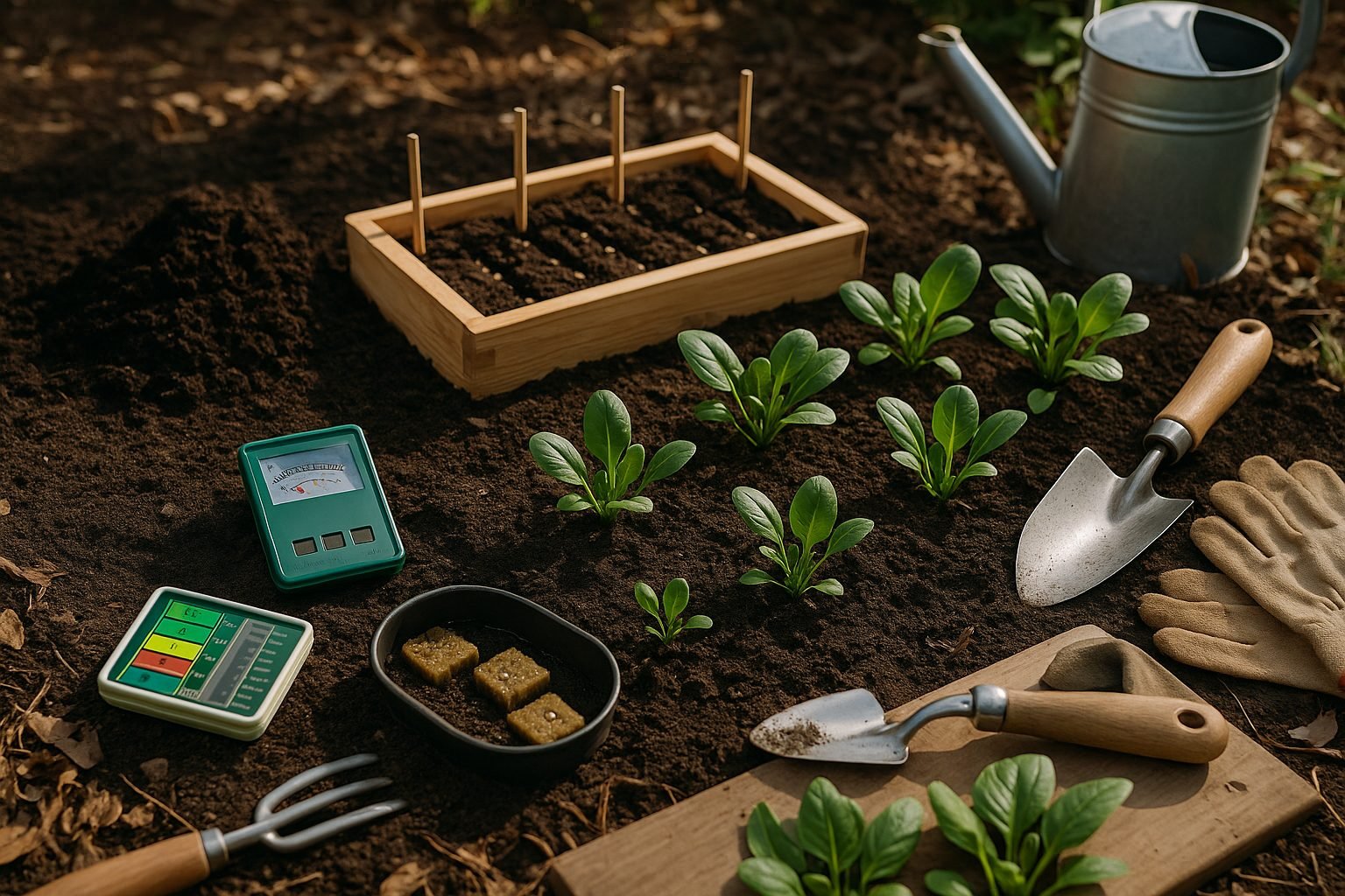 Preparing and Planting Spinach
