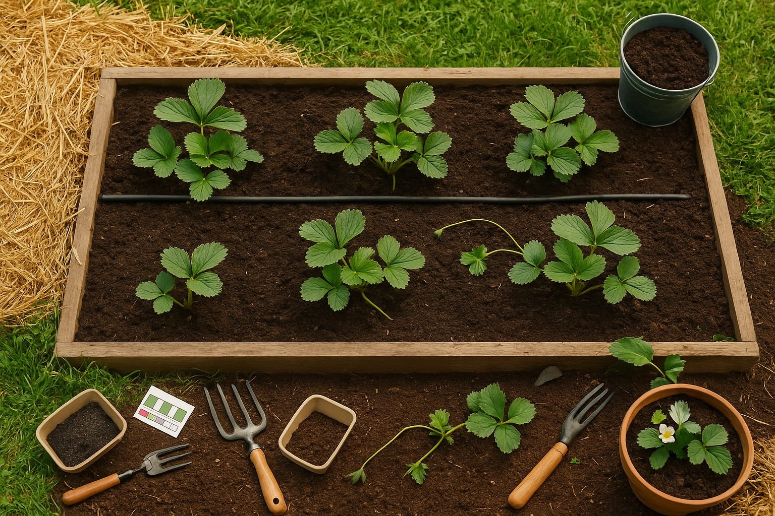 Preparing and Planting Your Organic Strawberry Garden
