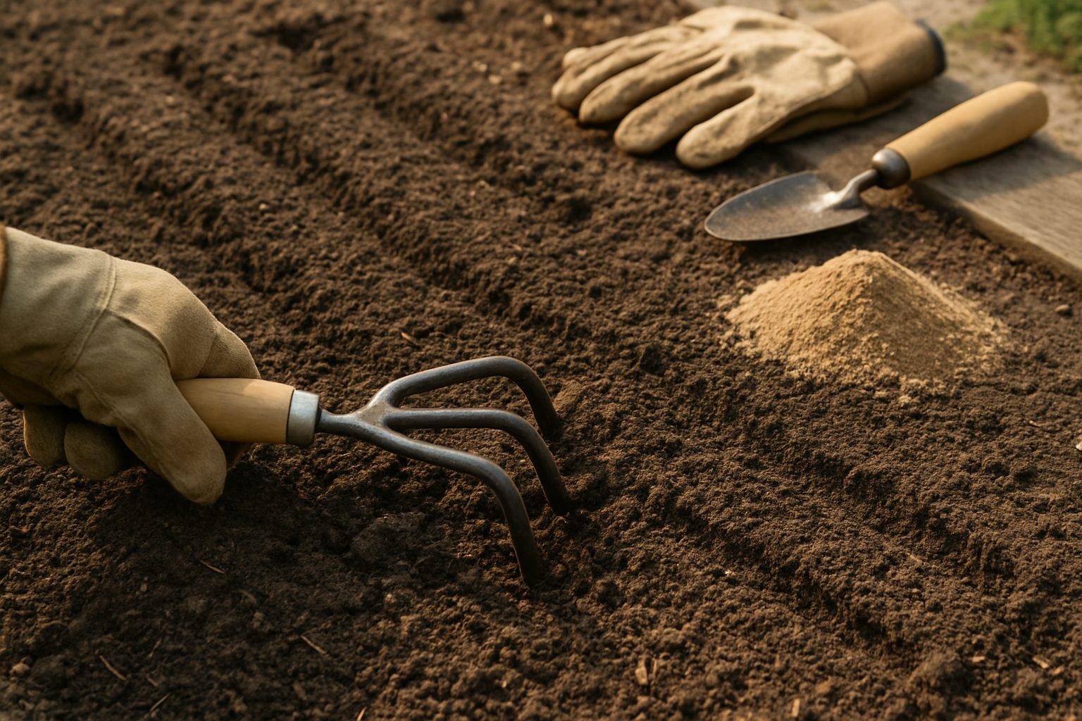Preparing the Ground for Radishes