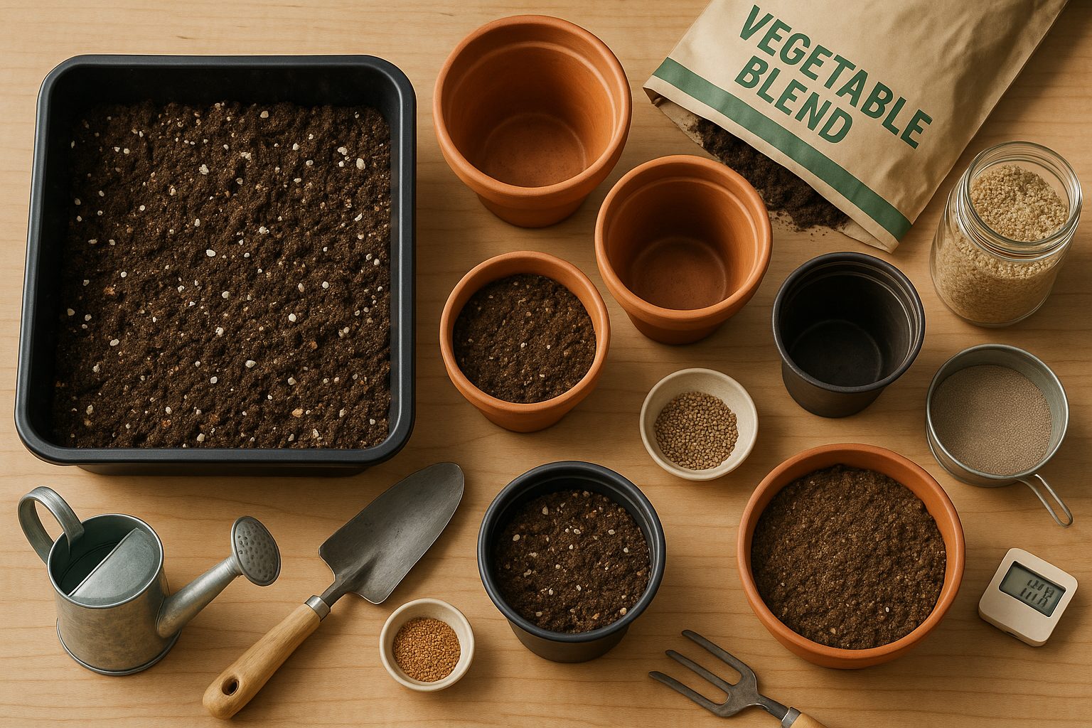 Preparing the Perfect Container and Potting Mix