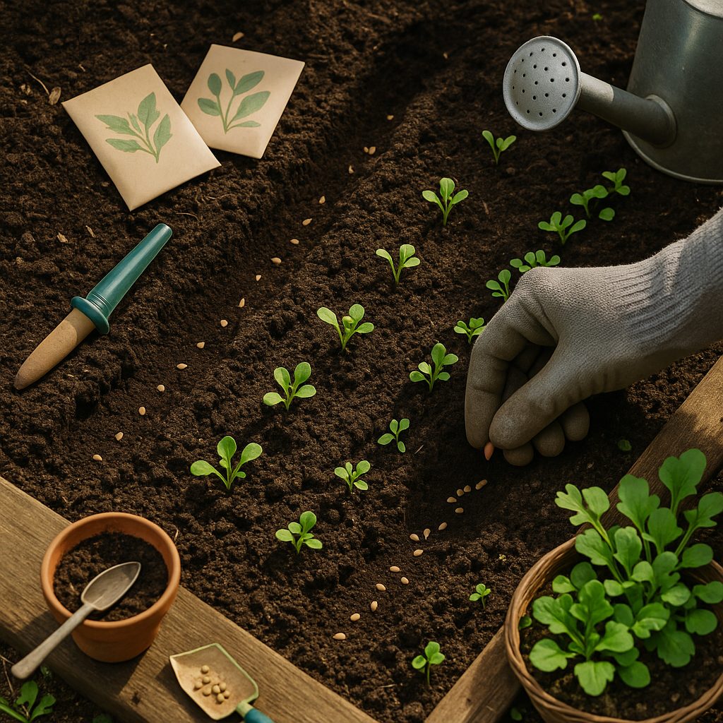 Preparing the Soil and Planting Arugula