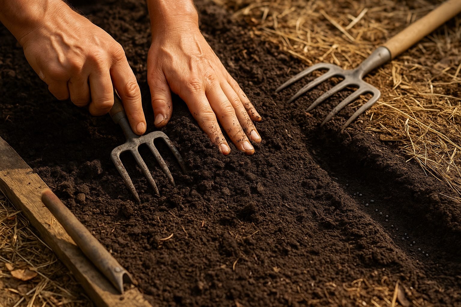 Preparing the Soil and Sowing Seeds