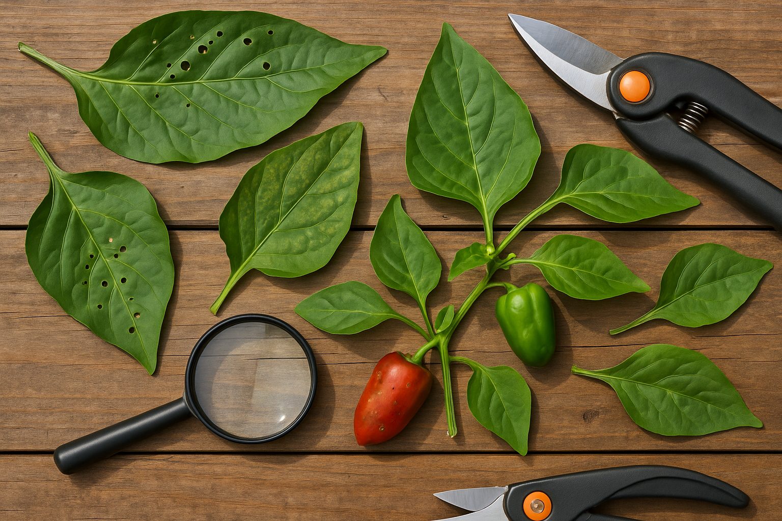 Recognizing Pest Damage on Pepper Plants
