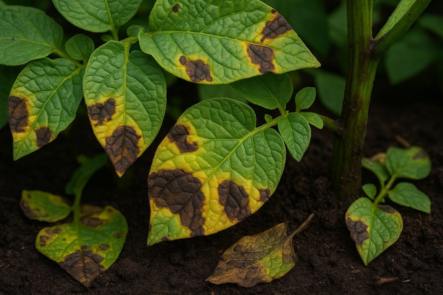 Recognizing Potato Blight Symptoms
