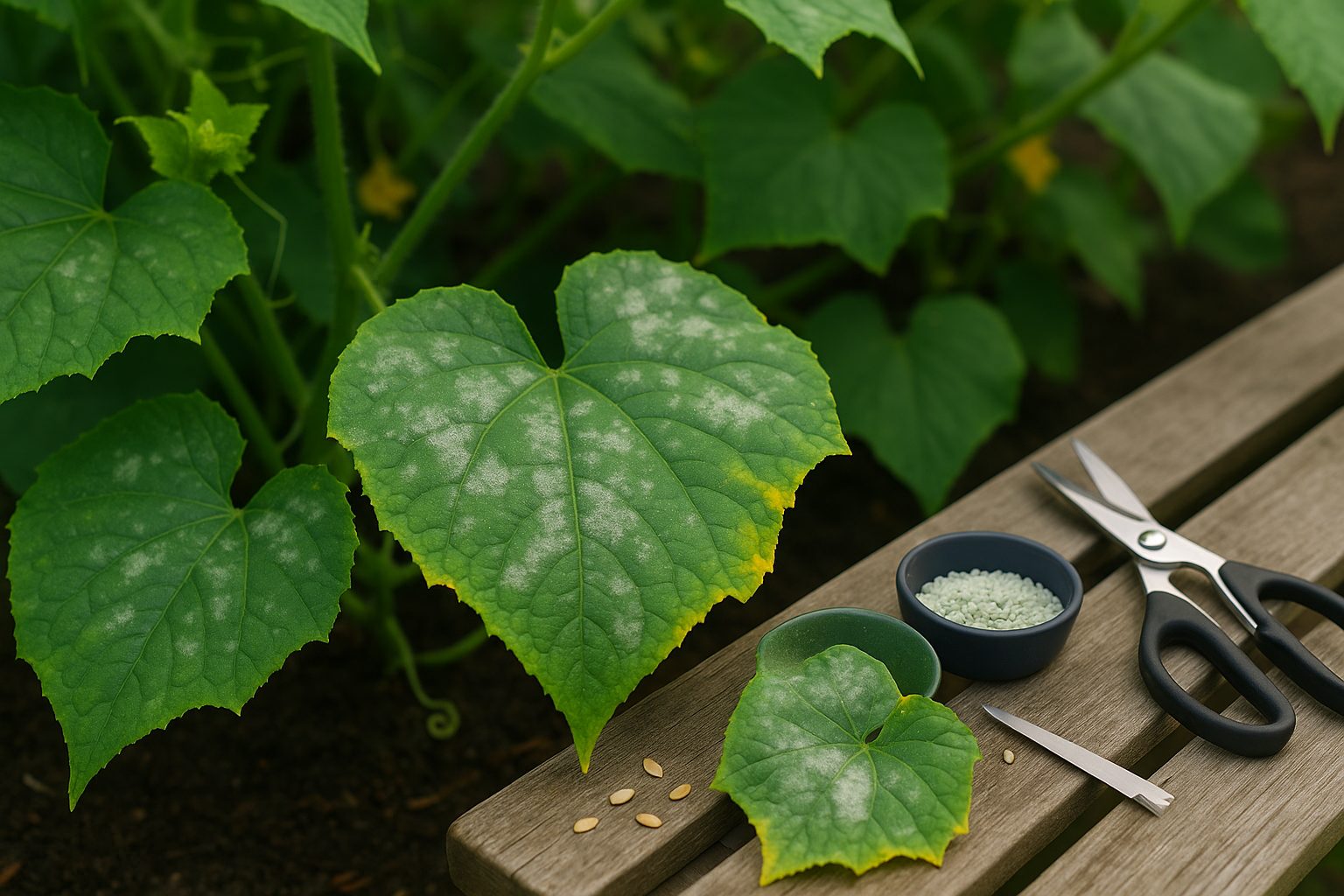 Recognizing Powdery Mildew on Cucumbers