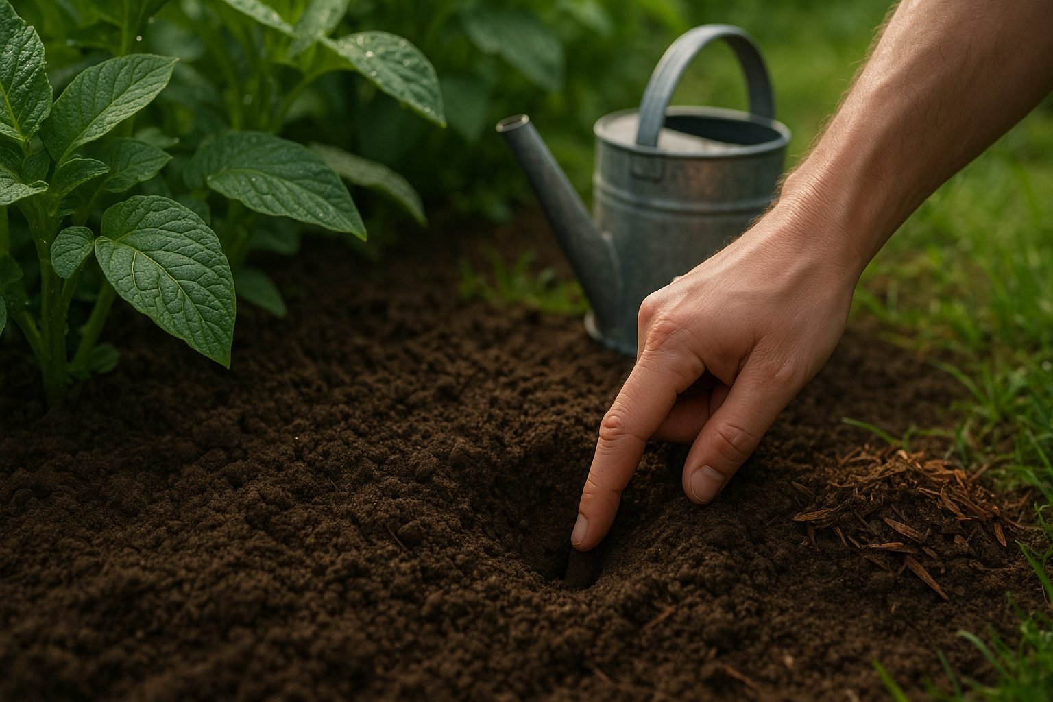 Recognizing Watering Needs in Potato Plants