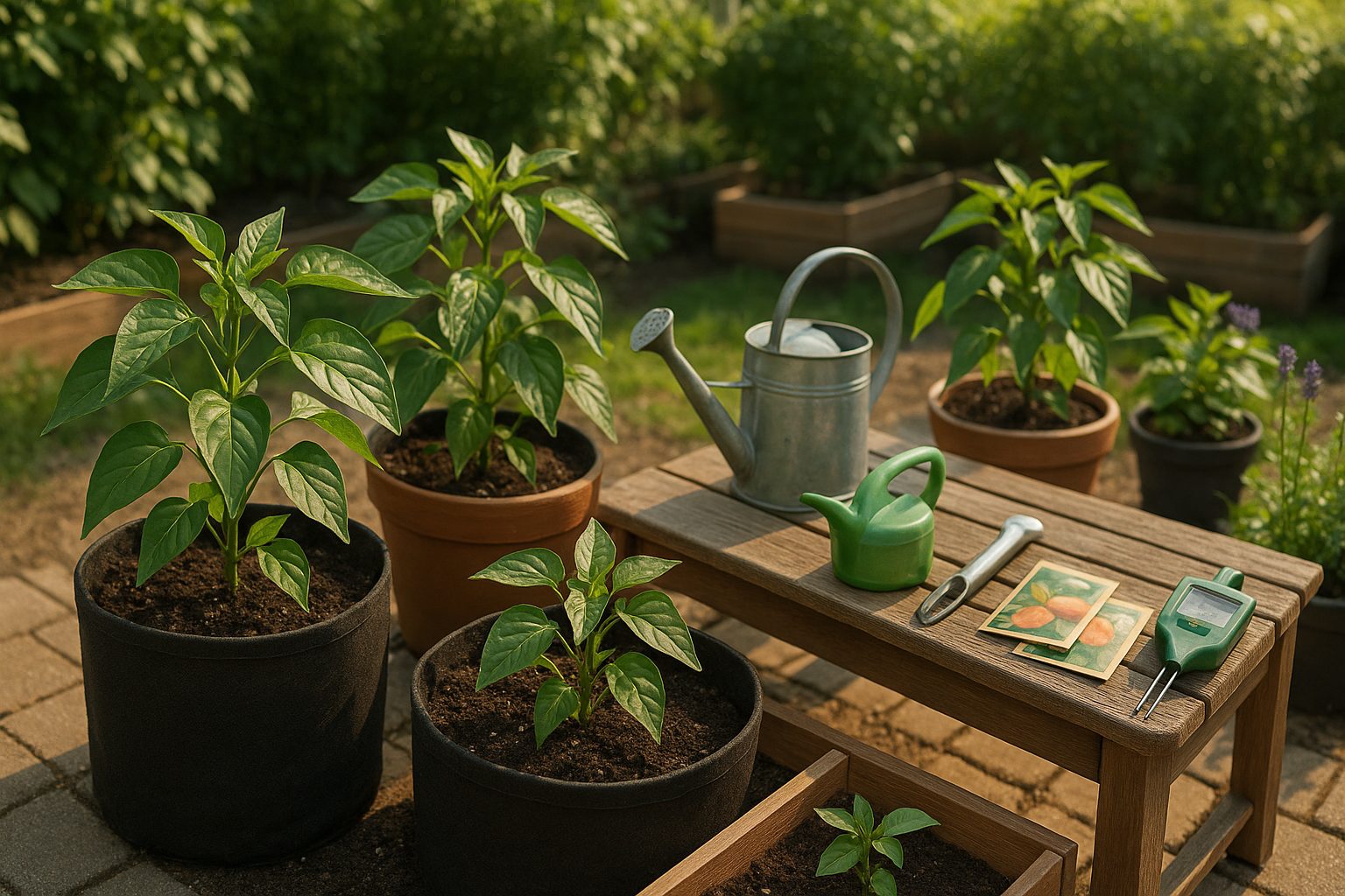 Selecting and Setting Up Vertical Garden Systems for Vertical Bell Pepper Growing