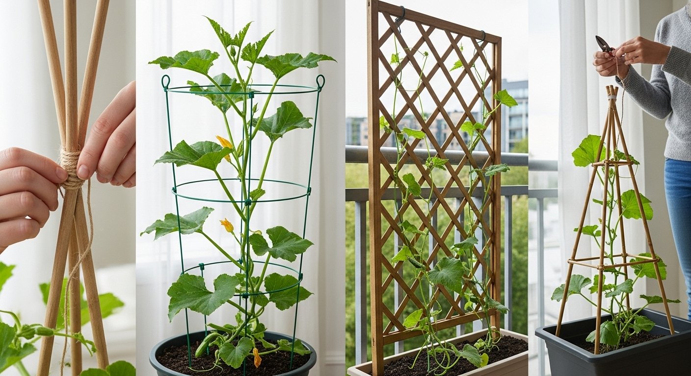 Setting Up Supports and Trellises