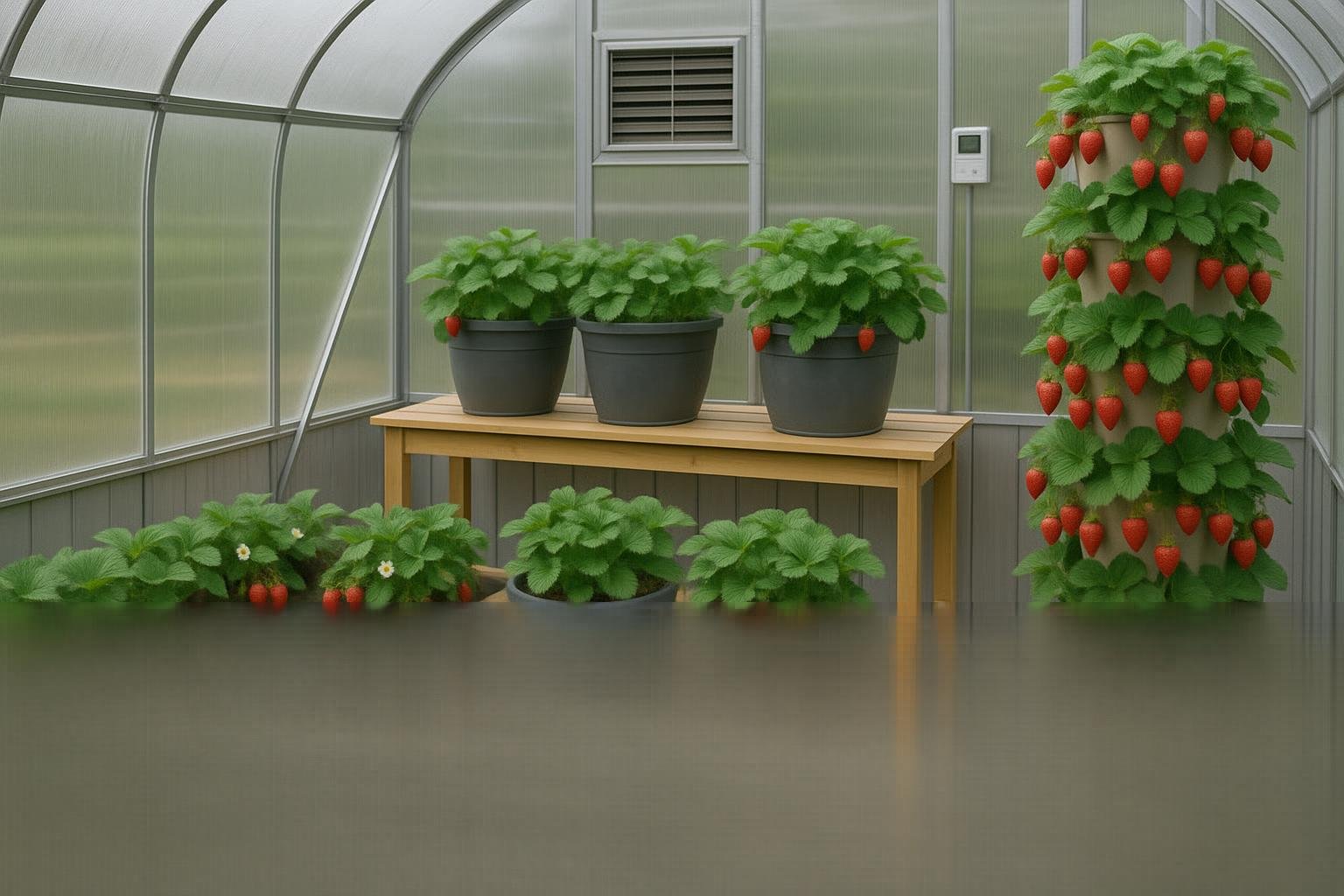 Setting Up Your Greenhouse for Strawberries