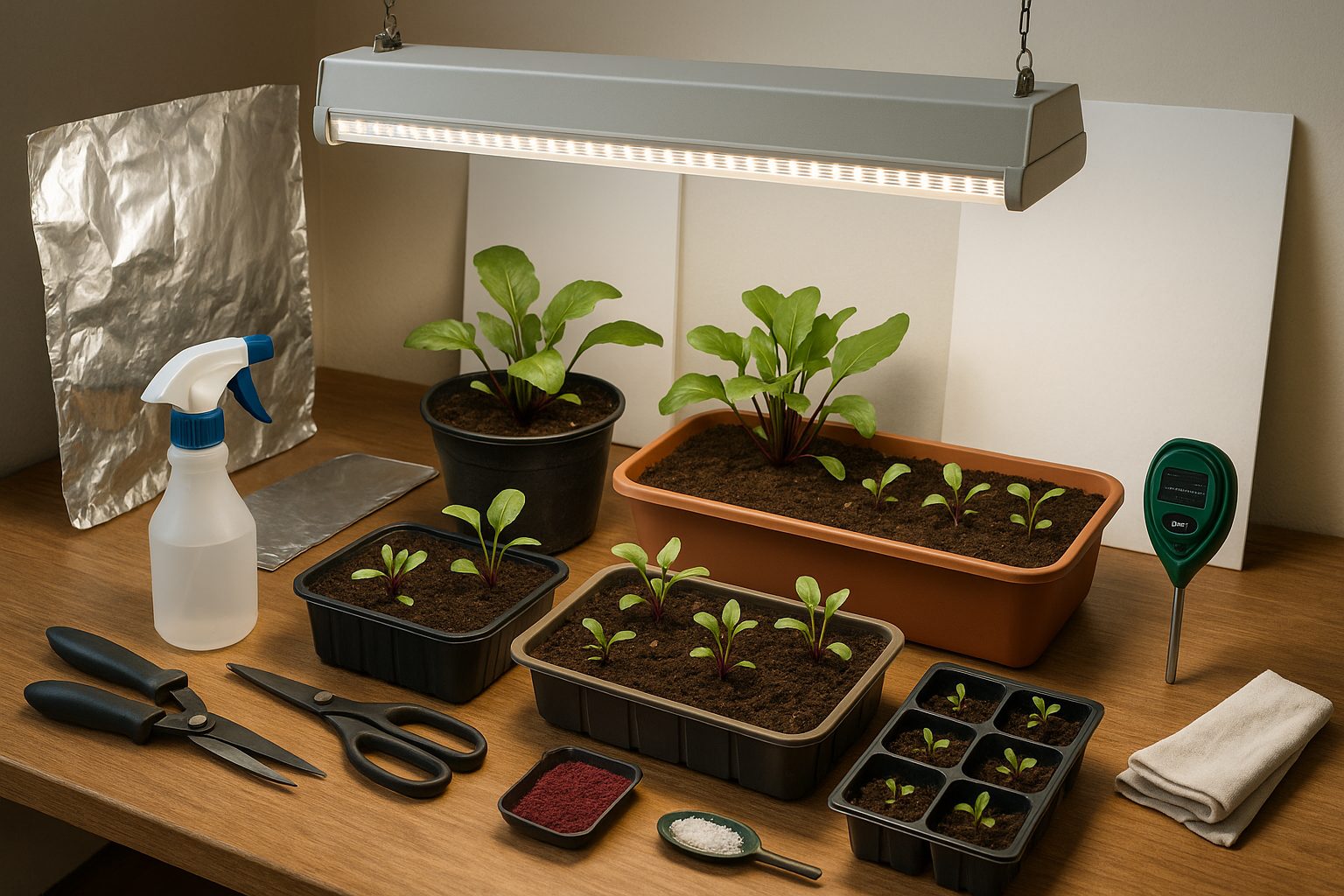 Setting Up Your Indoor Beet Garden for Optimal Lighting