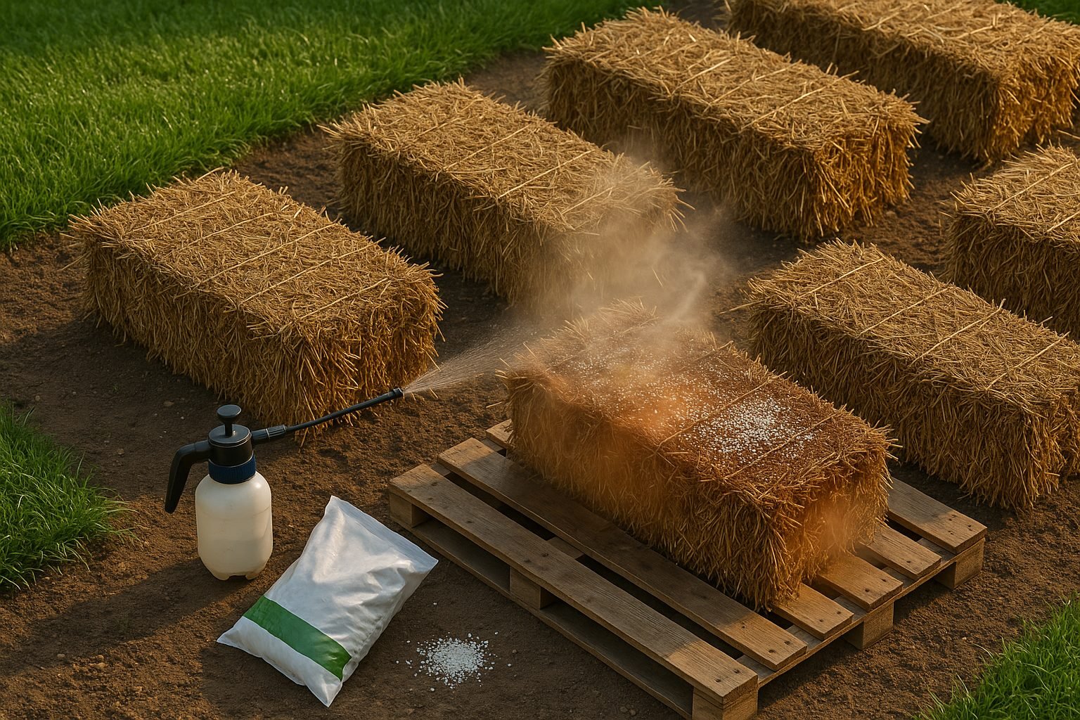 Setting Up Your Straw Bale Garden
