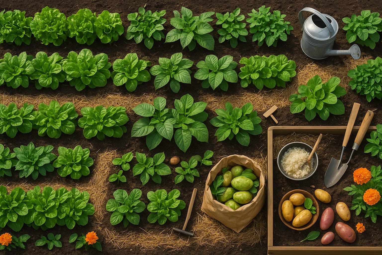 Simple Companion Planting Tips for Potato Growers