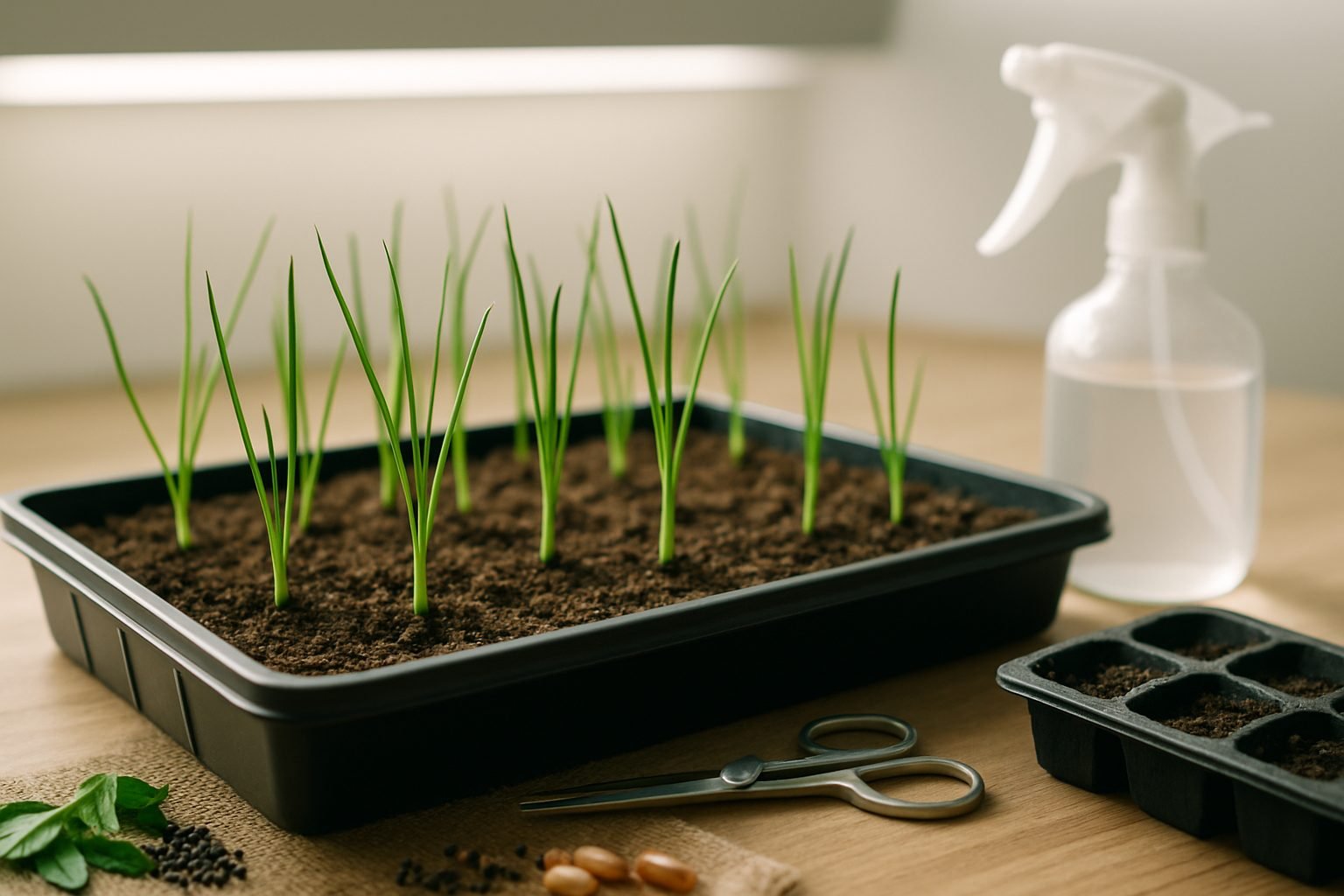 Sowing Onion Seeds Indoors
