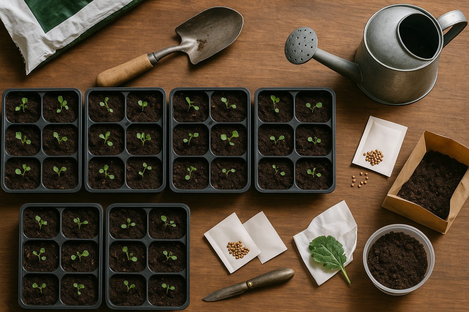 Sowing Planting Kale