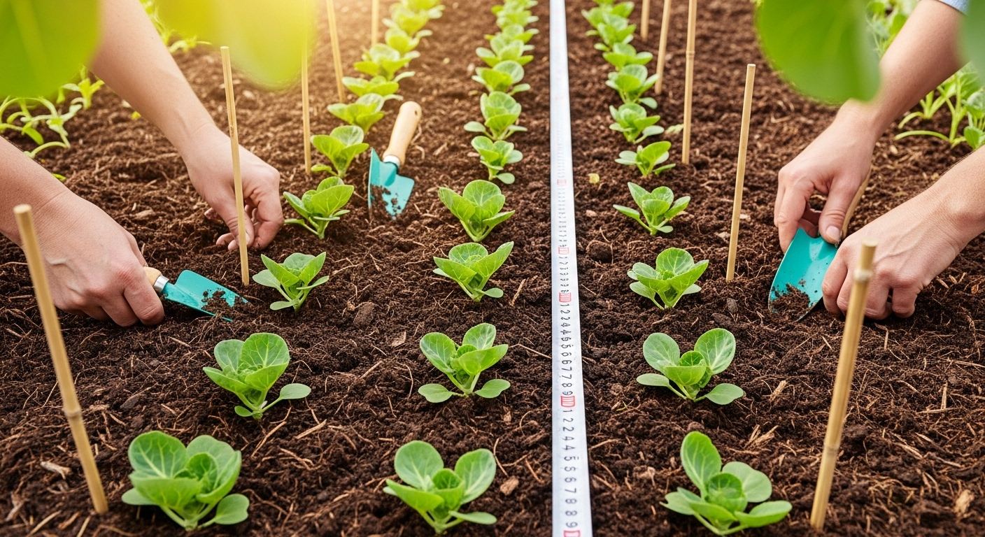 Sowing Planting and Spacing Brussels Sprouts