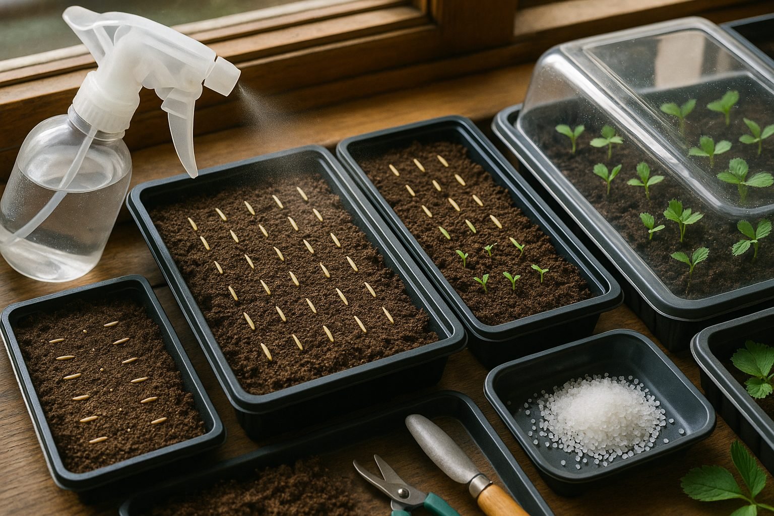 Sowing Strawberry Seeds and Germination Tips