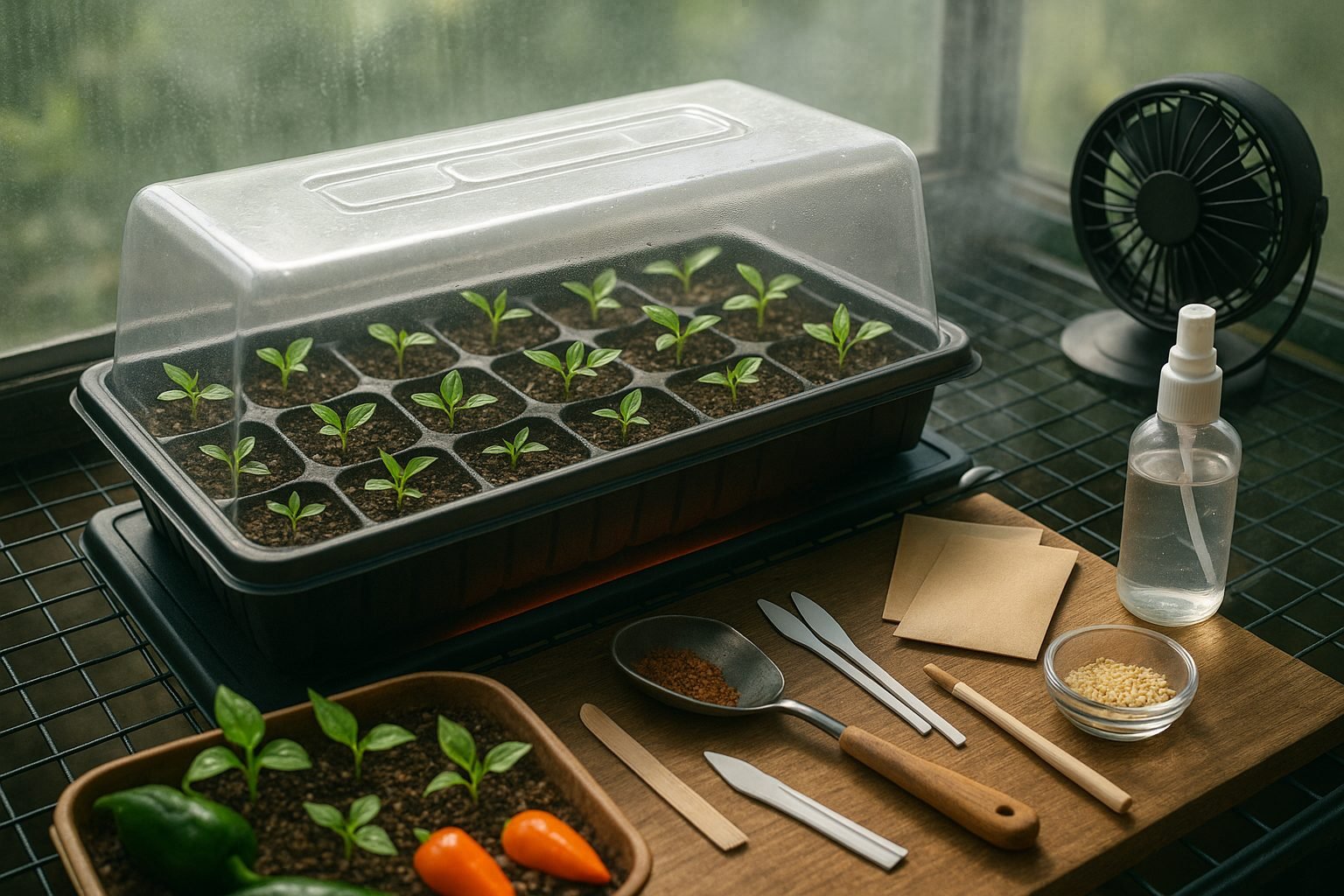 Sowing and Planting Peppers