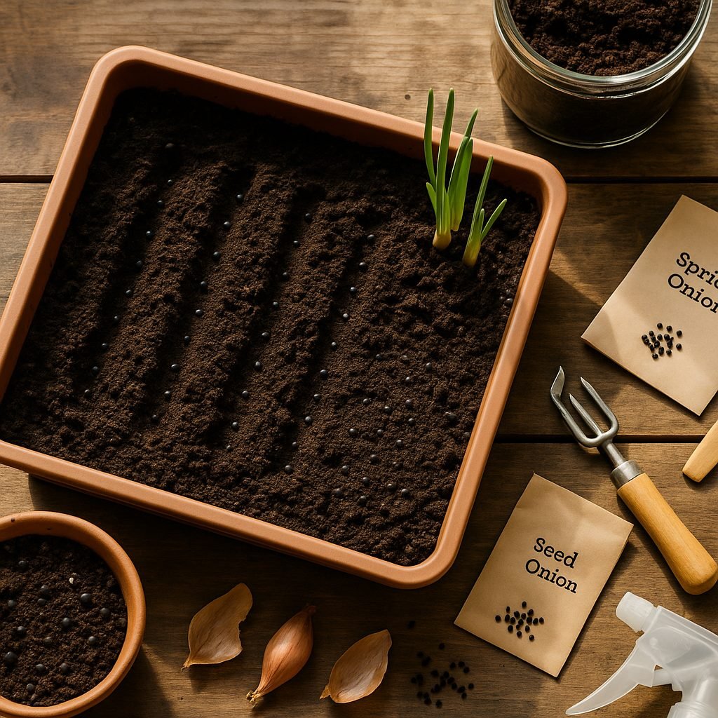 Sowing and Planting Spring Onions