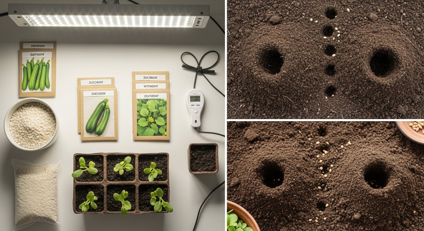Sowing and Planting Zucchini