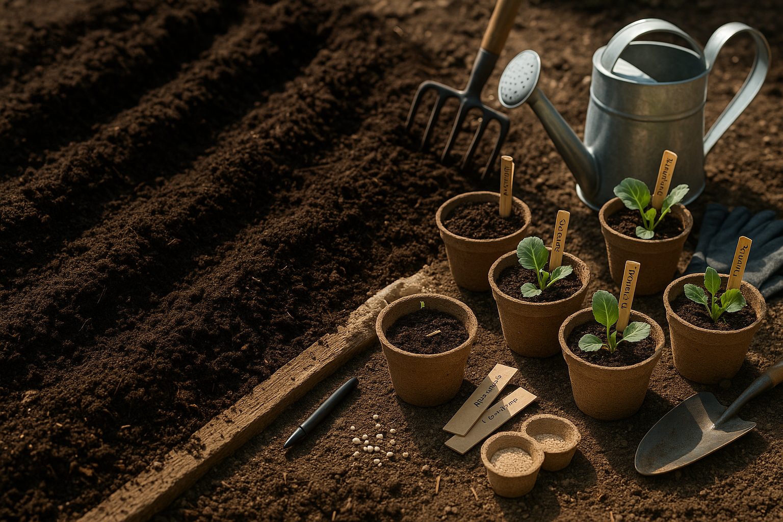 Sowing and Transplanting Cauliflower