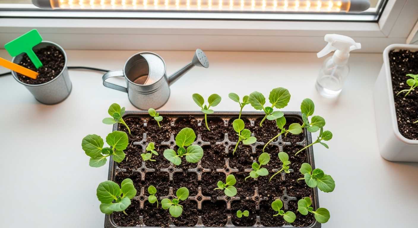 Starting Brussels Sprouts from Seed