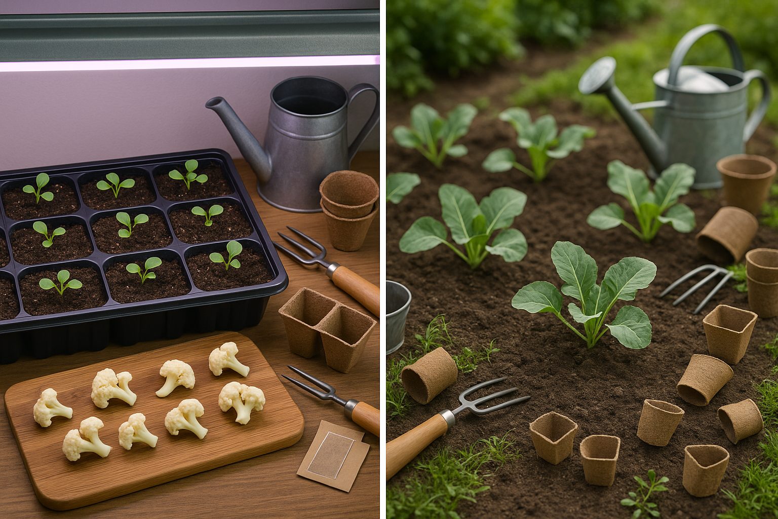 Starting Cauliflower Plants