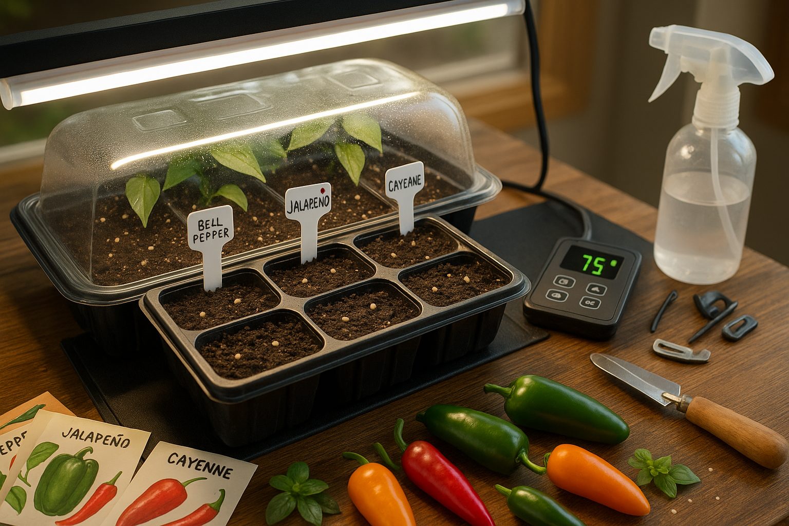 Starting Pepper Seeds Indoors