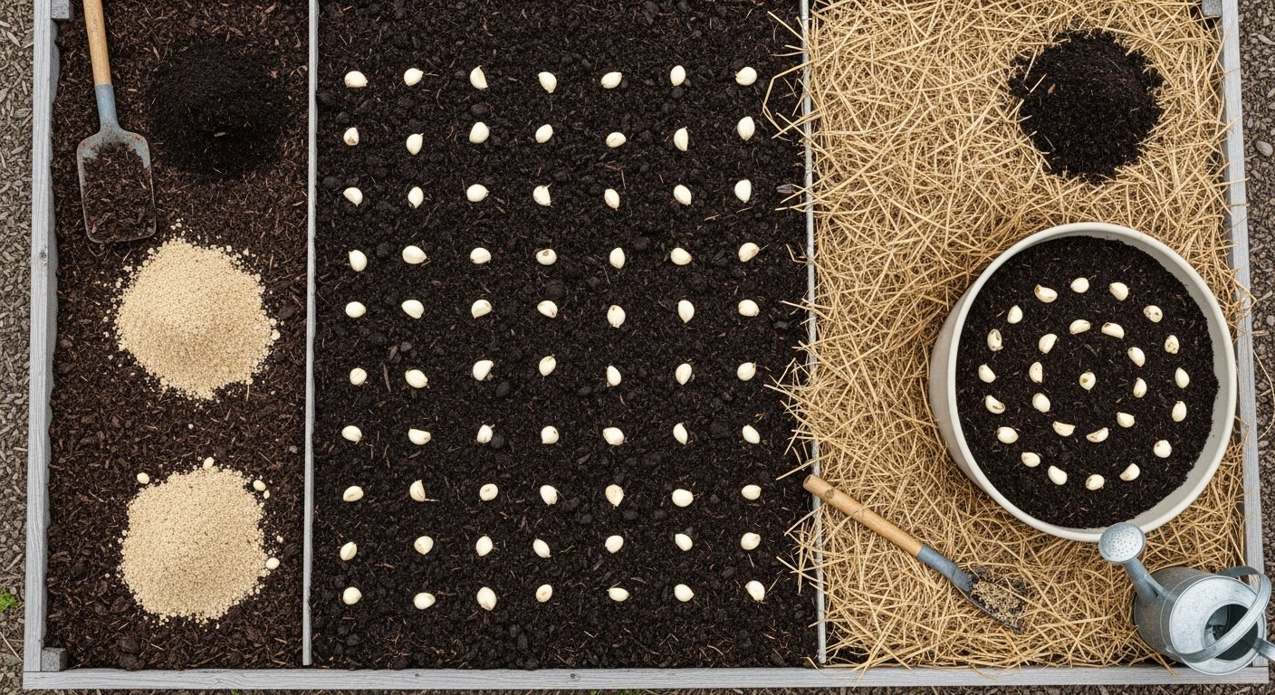 Step-by-Step Garlic Planting Methods