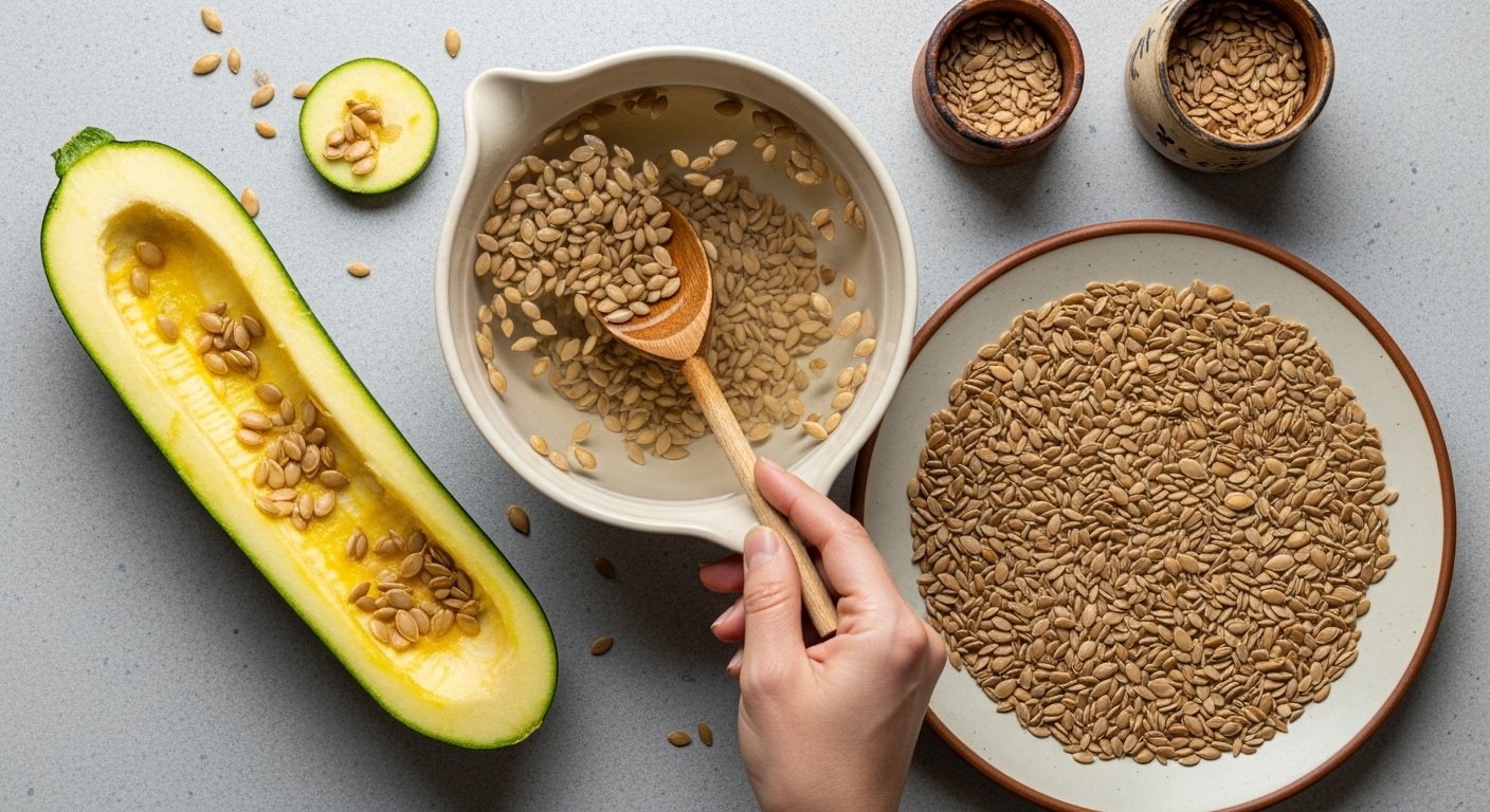 Step-by-Step Guide Harvesting Zucchini Seeds