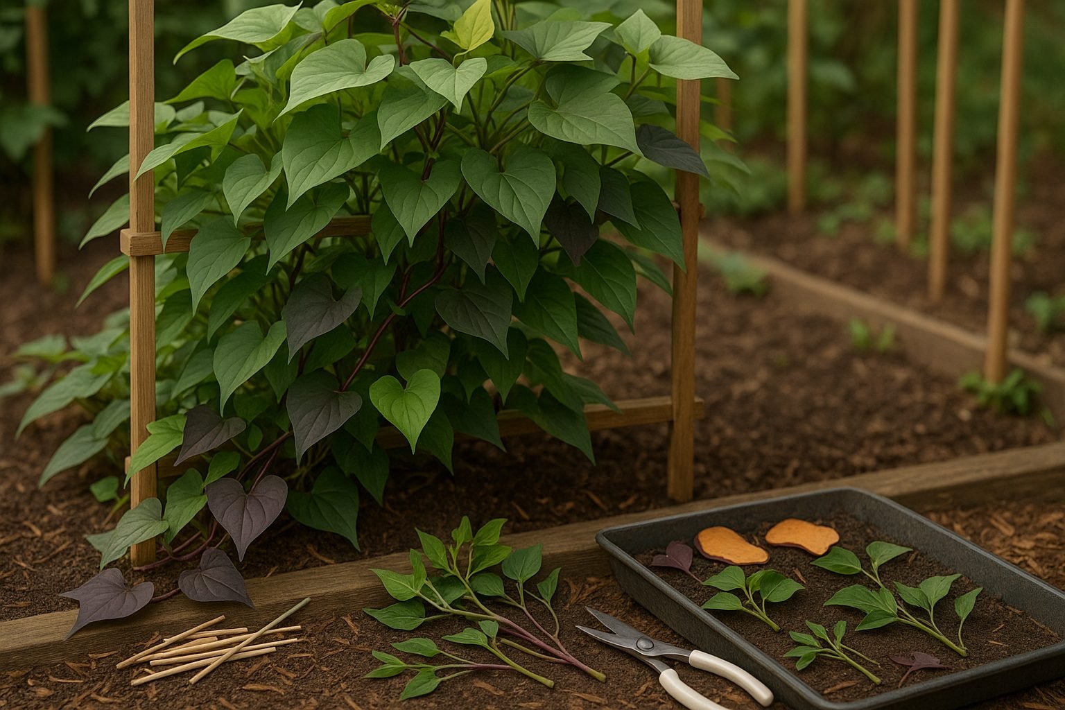 Step-by-Step Guide How to Trellis Sweet Potato Vines