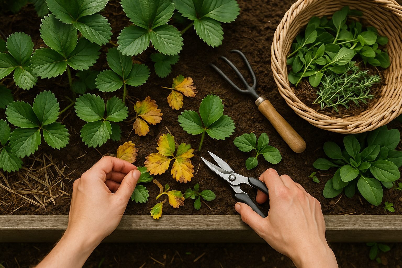 Step-by-Step Guide to Cleaning Up Strawberry Beds