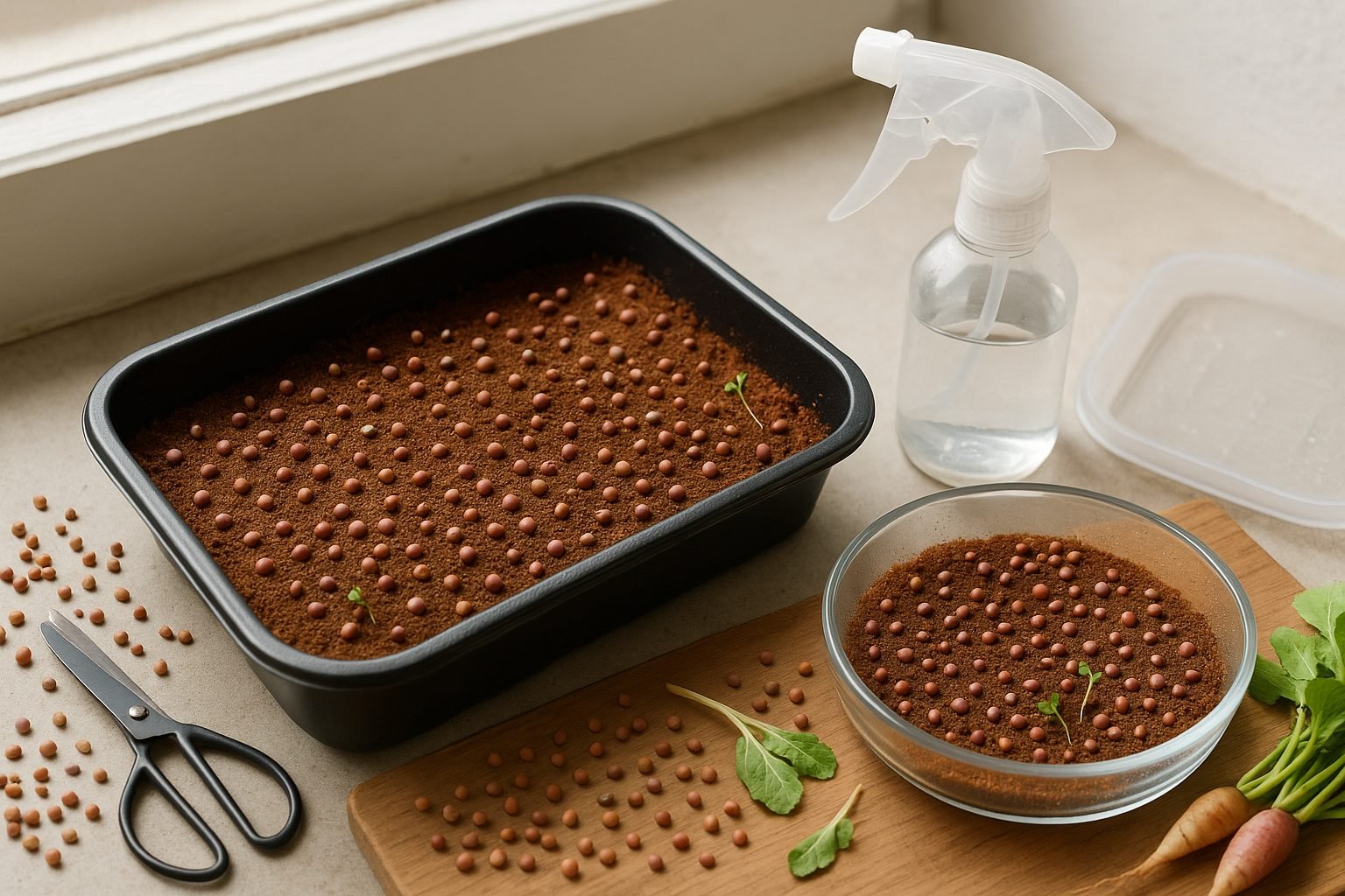 Step-by-Step Guide to Growing Radish Microgreens
