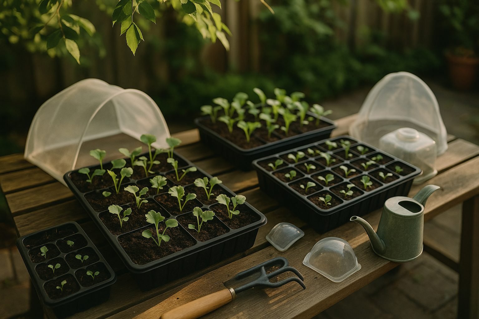 Step-by-Step Hardening Off for Kale Seedlings
