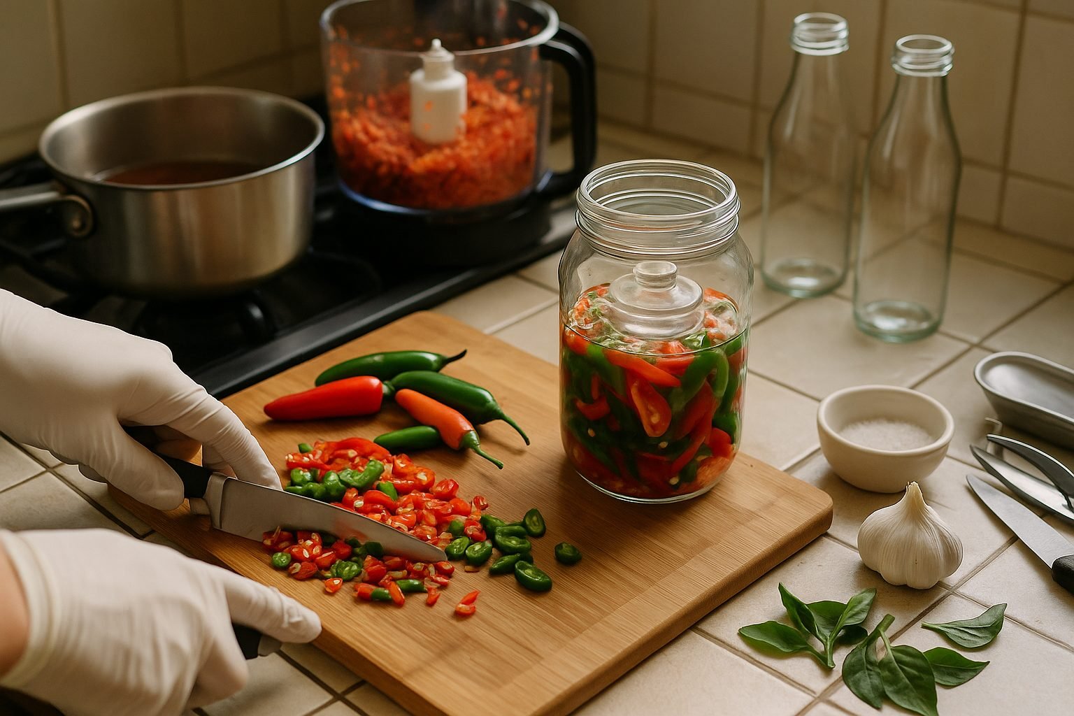 Step-by-Step Hot Sauce Making Process