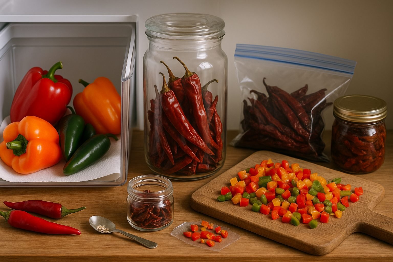 Storing Peppers for Freshness and Longevity