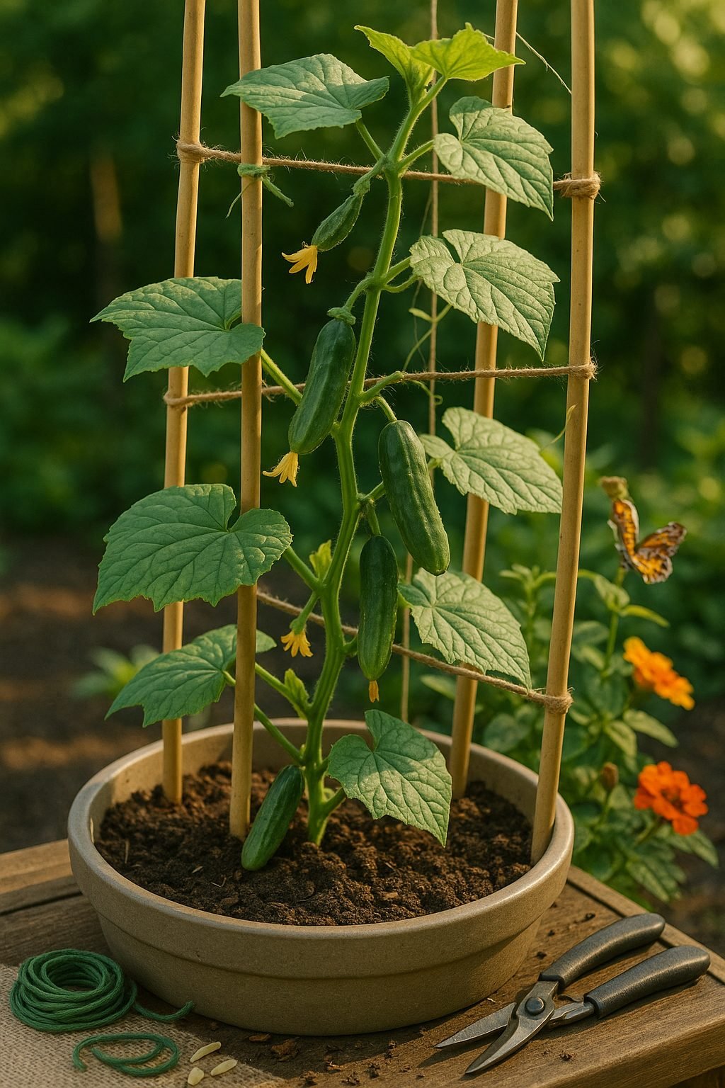 Supporting Your Cucumber Plants