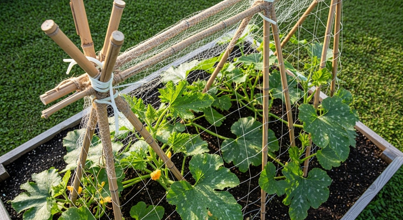 Supporting Your Zucchini Staking Trellises and Climbing Aids