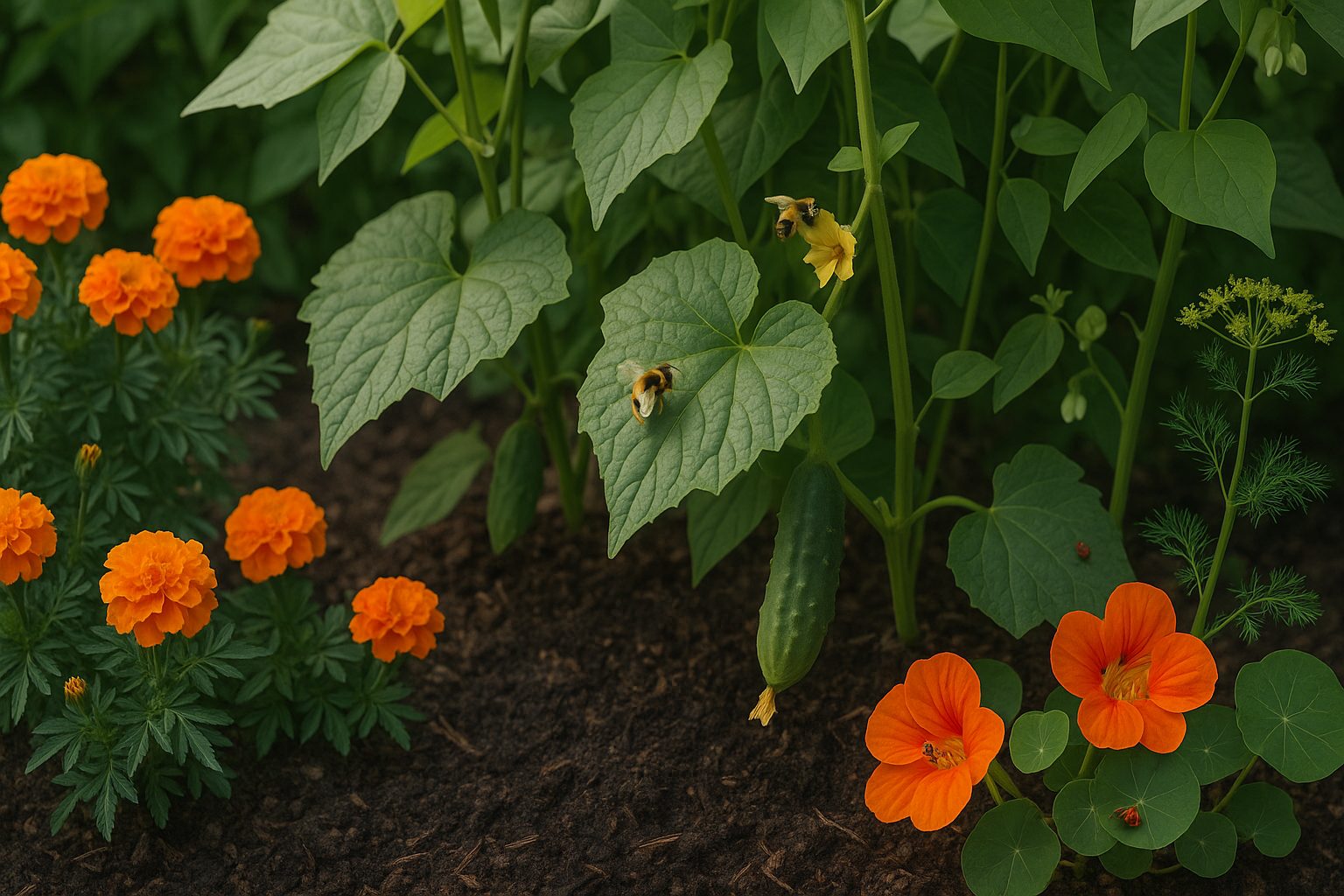 The Benefits of Companion Planting with Cucumbers