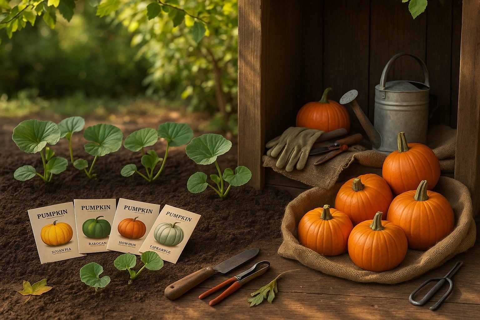 Tips for Growing Selecting and Storing Pumpkins