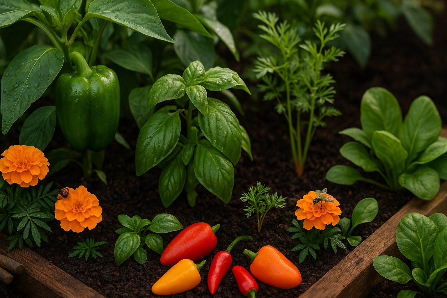 Top Companion Plants to Grow with Peppers