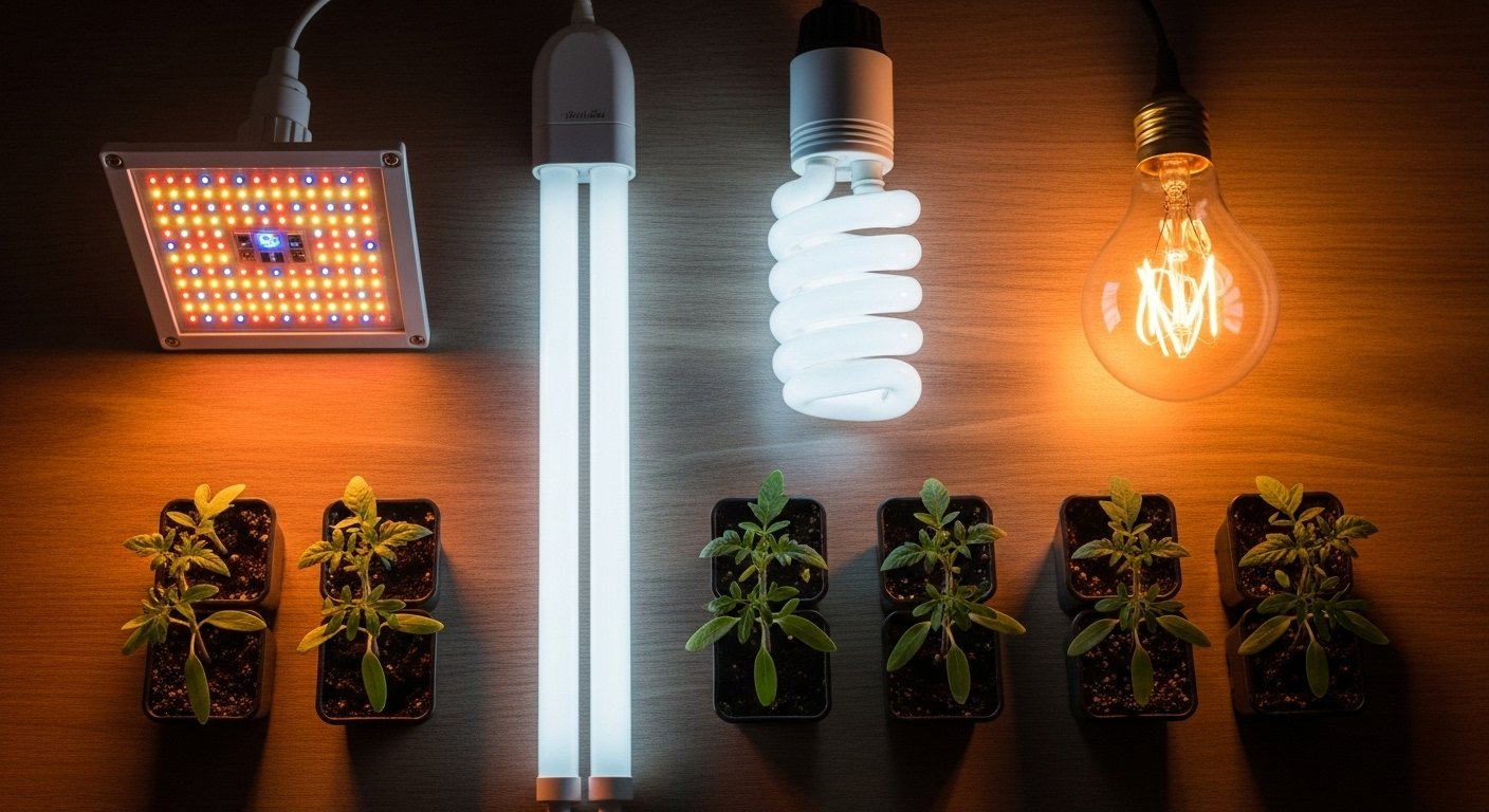 Types of Grow Lights for Tomatoes