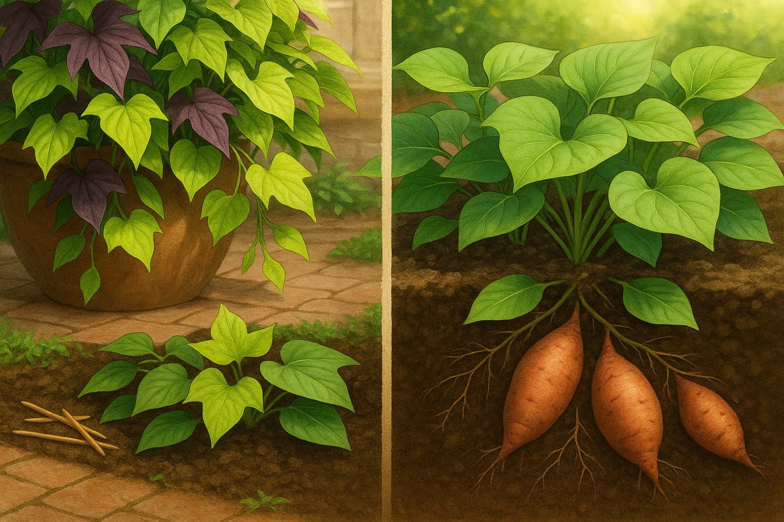 Understanding Sweet Potato Vines and Tubers