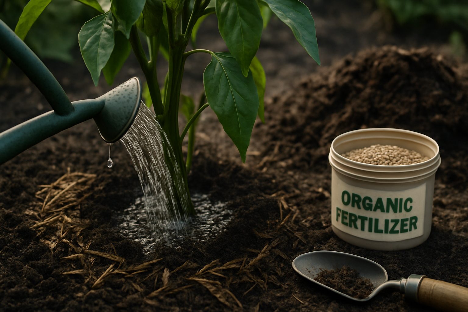 Watering and Fertilizing for Strong Growth