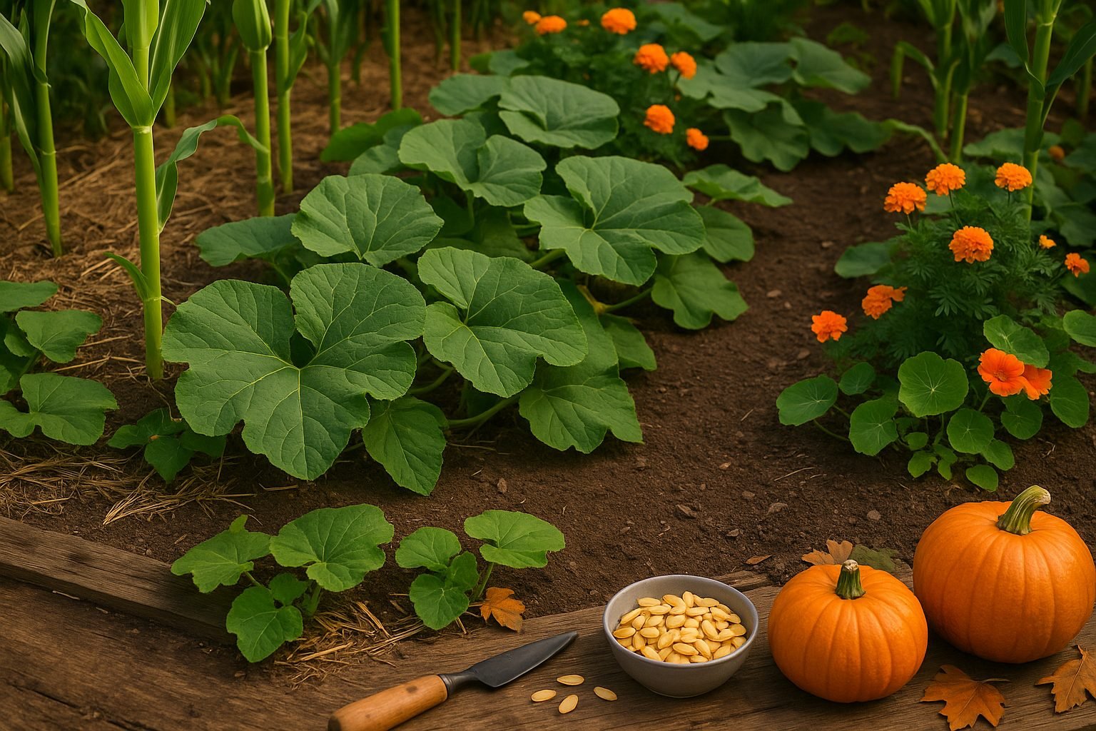 What Is Companion Planting for Pumpkins