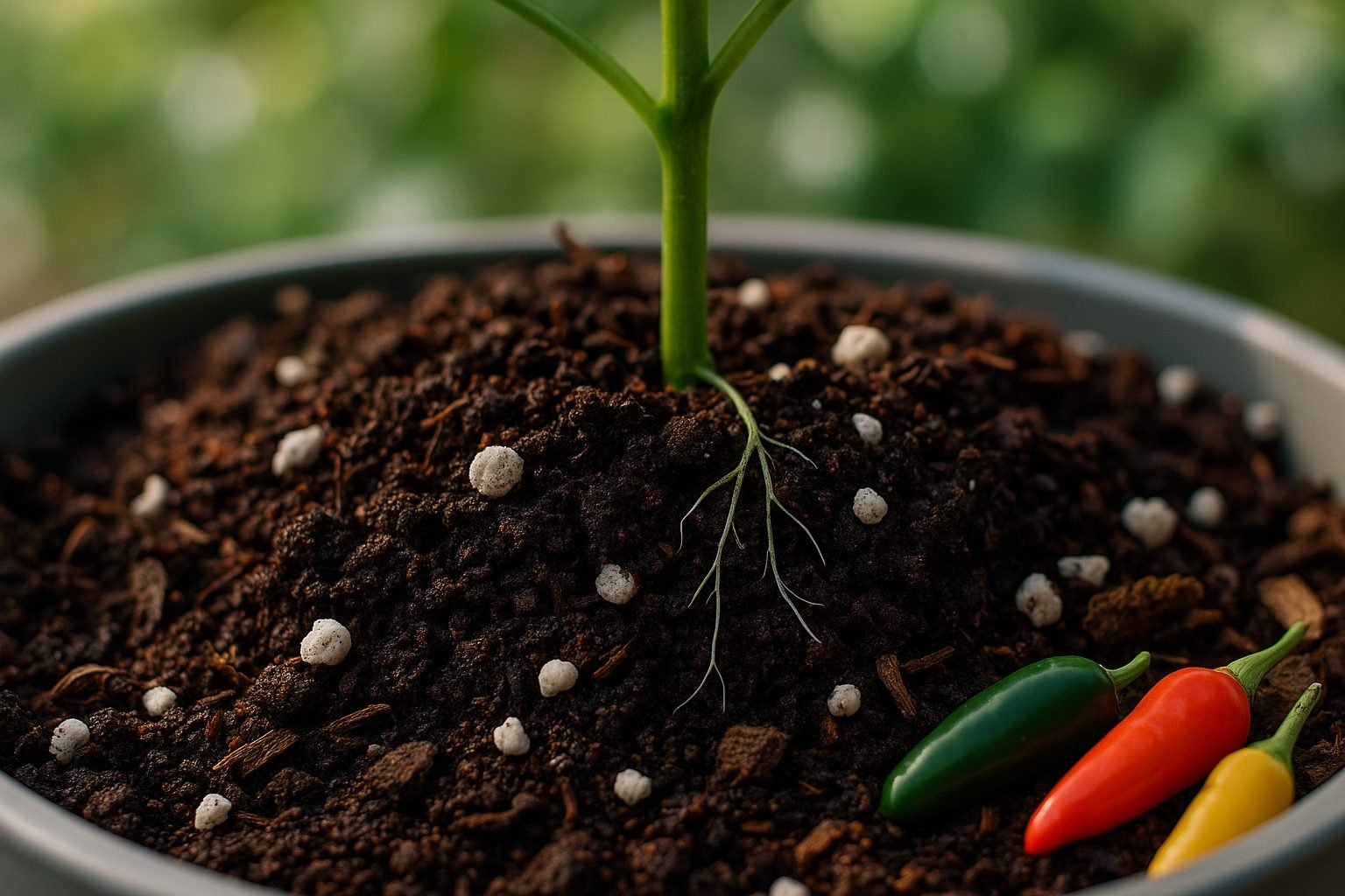 What Makes Great Soil for Potted Peppers