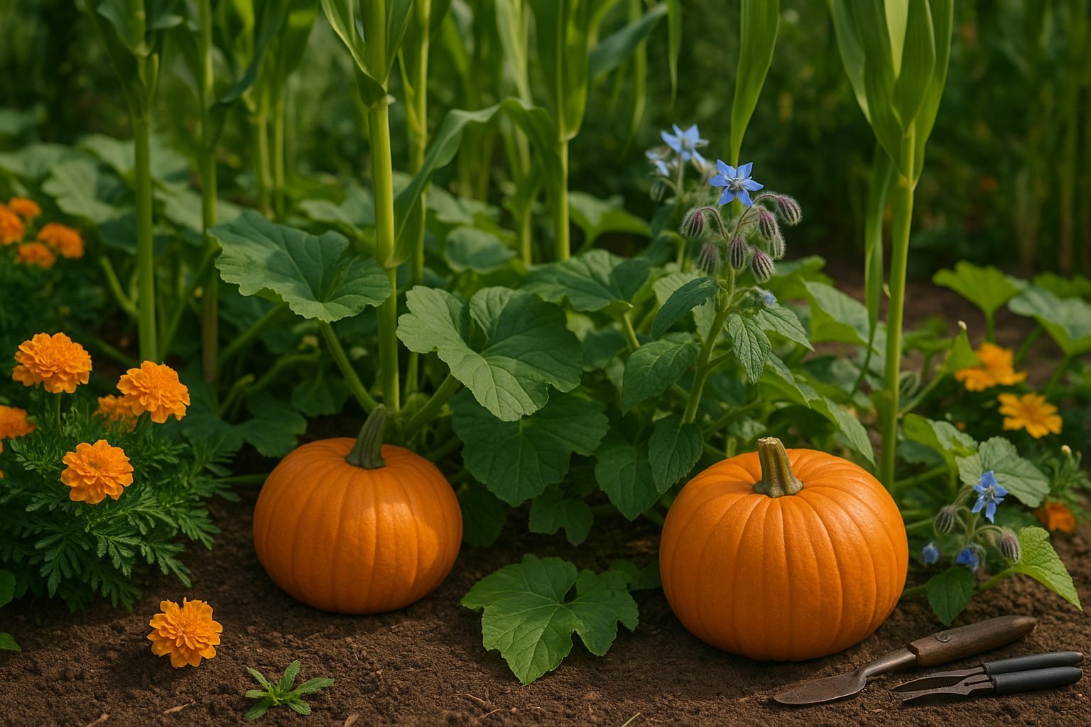 What is Companion Planting for Pumpkins