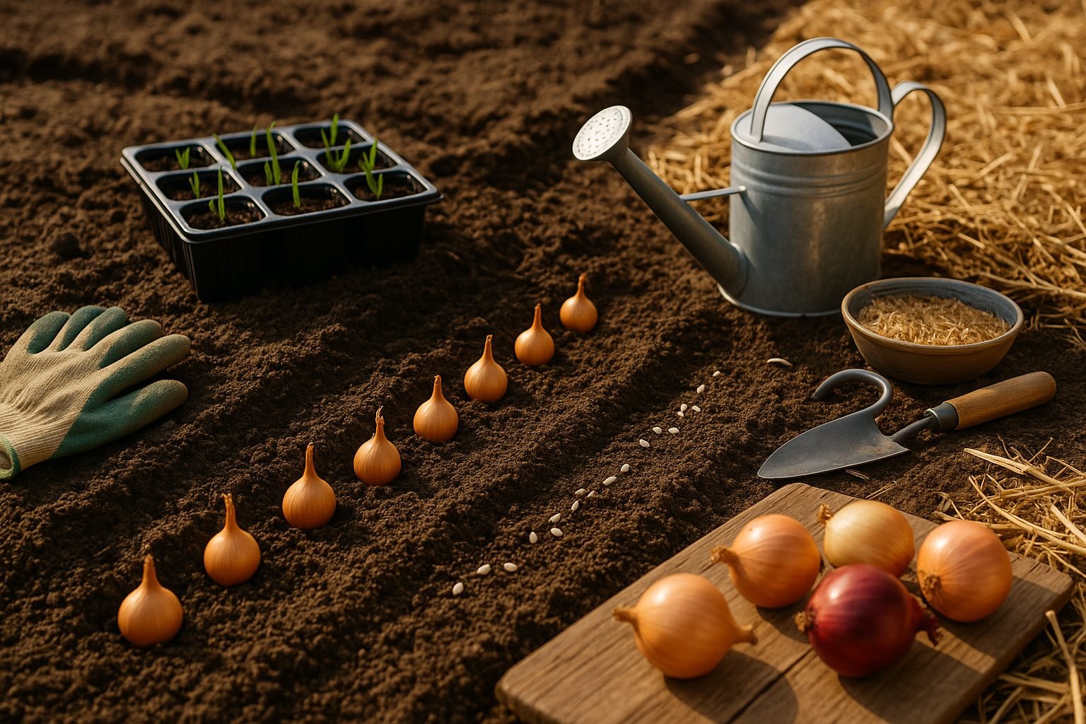 When How to Plant Onions