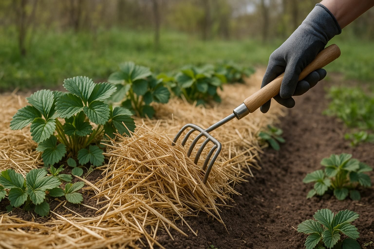 When and How to Apply Mulch to Strawberry Beds